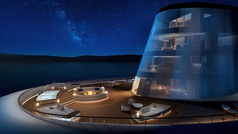 Four Seasons Yachts will take ultra-luxe sea travel up a notch. Image credit: Four Seasons Yachts