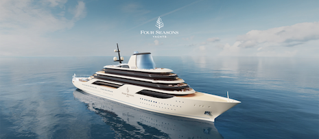 Rendering of first Four Seasons yacht. Image credit: Four Seasons Yachts
