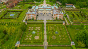 Hatfield House in England's Hertfordshire, just 21 miles north of London, is a fine Jacobean country house and garden set in a spectacular countryside setting. It is home to the 7th Marquess of Salisbury. Image credit: Shutterstock