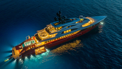 The Leona Bilgin was exhibited Sept. 27-30 at the Monaco Yacht Show at Port Hercule in Monaco. Image credit: Monaco Yacht Show
