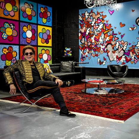 Romero Britto in his Palace Studio, Miami