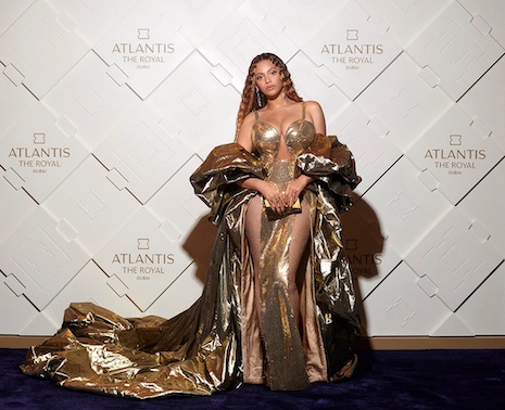 Quinn worked with Atlantis The Royal Dubai, where the agency helped orchestrate a high-profile opening event featuring a $24 million Beyoncé performance attended by more than 40 celebrities, influencers and media personalities. Image credit: Atlantis The Royal