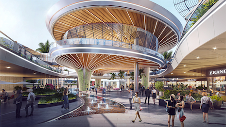 Rendering of DFS Circle Lounge at the DFS Yalong Bay development in China's Hainan island. Image credit: DFS