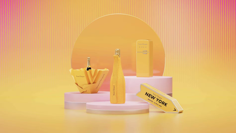 Veuve Clicquot is distinguishing itself from competitors by vibrant imagery, collaborations that resonate with existing customers and old audiences, and packing that is eye-catching. Image: Veuve Clicquot