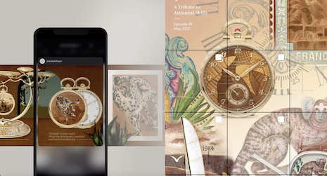 Patek Philippe has a rich story to tell on Instagram. Image: DLG, Patek Phlippe