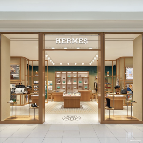 Hermès' new store in Sapporo, Japan. Image: Hermès'