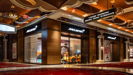 McLaren Experience Center in association with O'Gara at the Wynn Las Vegas hotel. Image: McLaren