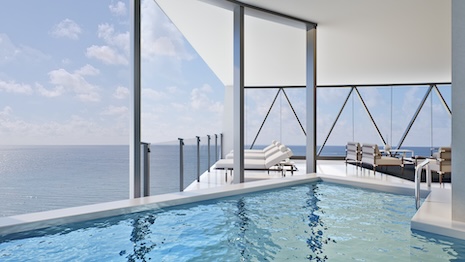 Rendering of Bentley Residences Miami apartment. Image: Bentley Motors