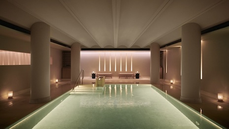 The swimming pool at Claridge's hotel's spa in London. Image: Claridge's