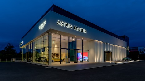 Aston Martin's Birmingham retail dealership. Image credit: Aston Martin Lagonda